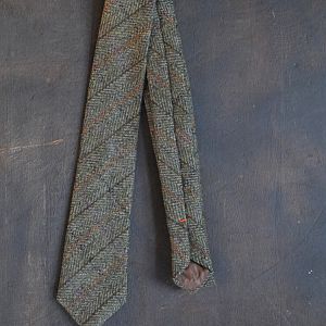 hand made English Tweed tie by Kai D.  Made in New York