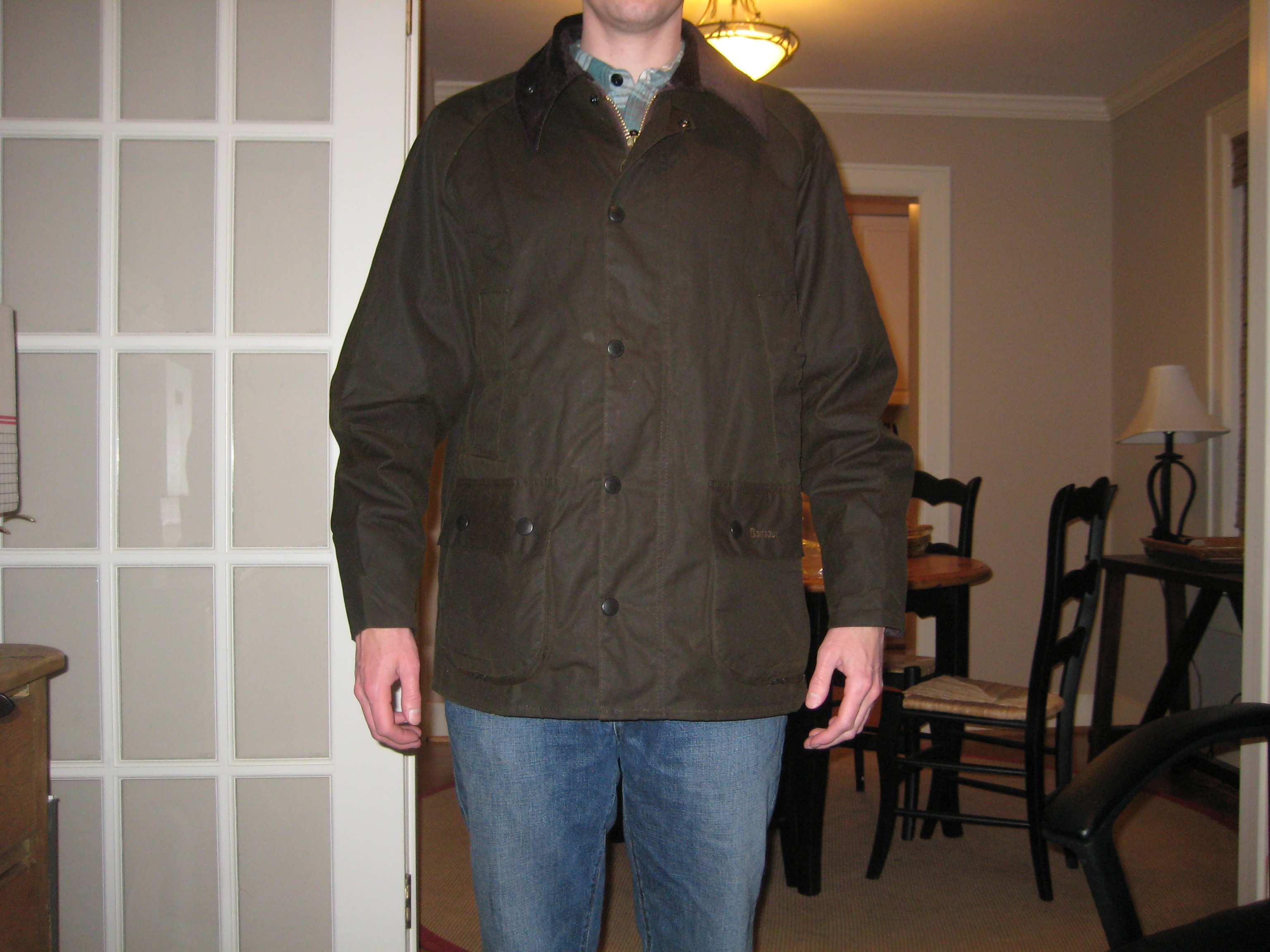 barbour xxl chest size