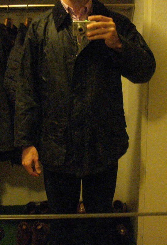 short wax jacket