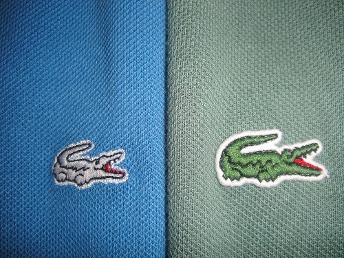 lacoste fake vs real