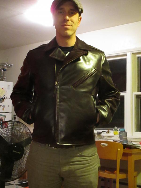 Aero Front Quarter Horsehide Leather Jacket