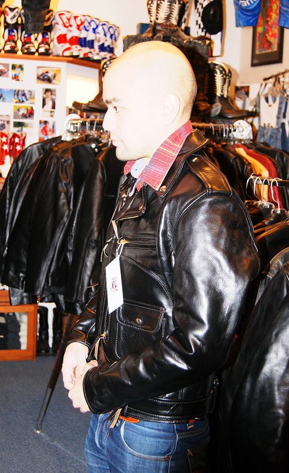 Aero J106 Front Quarter Horsehide leather jacket from Insurrection