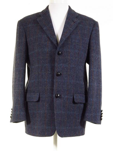 Blue Harris Tweed Jacket