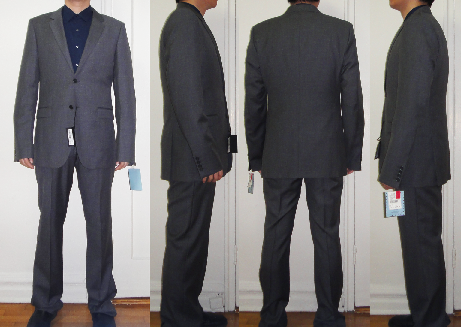 Calvin Klein mid-light grey suit