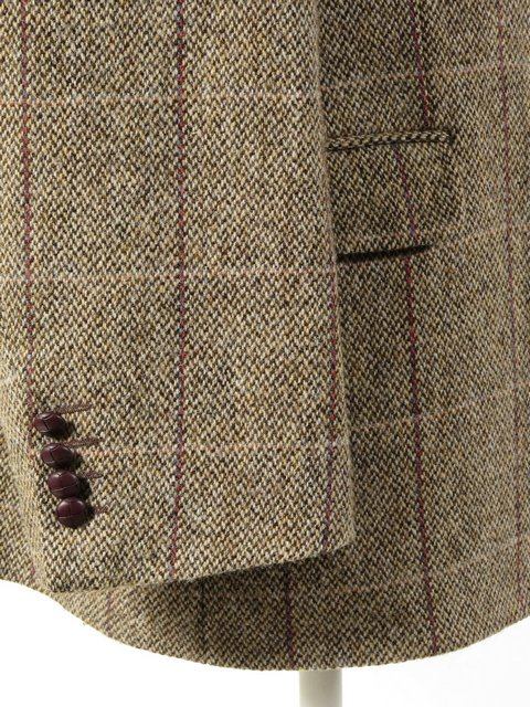 Grid Check Harris Tweed Jacket