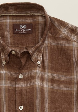 Hickey Freeman Linen Shirt