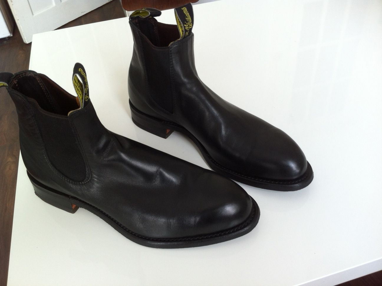 I´m selling a pair of black R M Williams Macquarie Boots in size 10 F ...