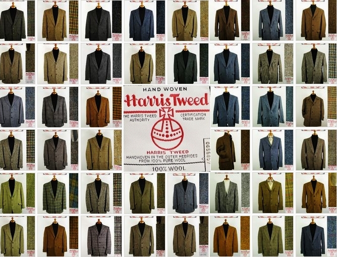 Just a few of the HUGE selection of mens Harris Tweed jackets for sale.