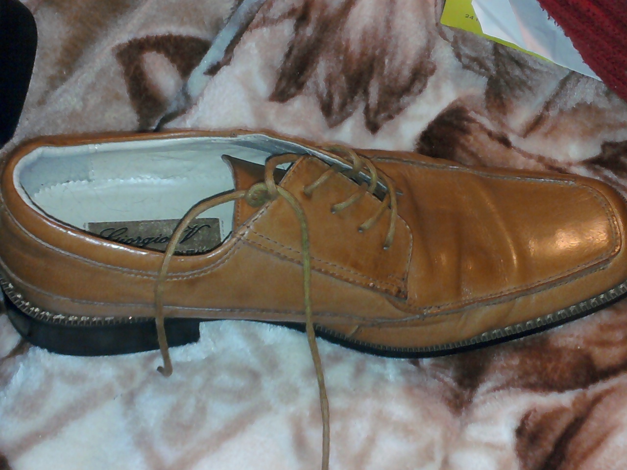 Tan Italian shoe