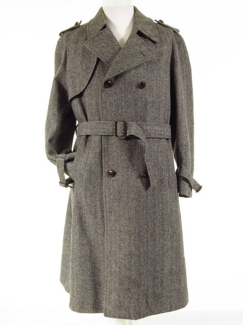 Tweed Trench Coat