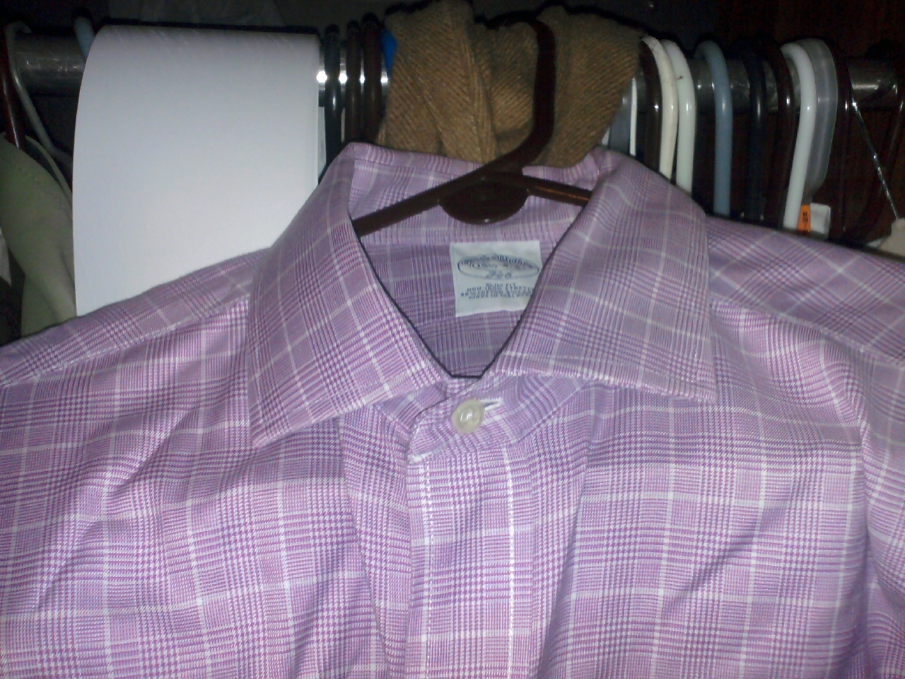 Wide Collar Brooks Brothers button cuff shirt